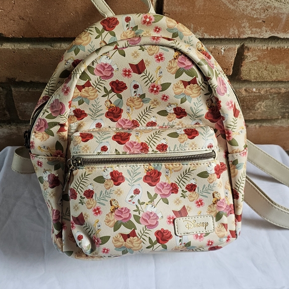 Disney X Loungefly Beauty And The Beast Backpack - Picture 1 of 8